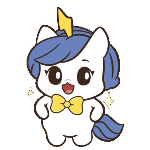Happy Good Vibes Sticker by Brave Unicorn