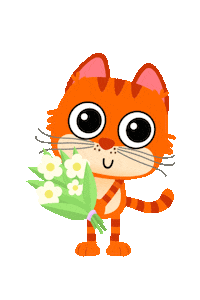 Happy Cat Sticker by binibambini