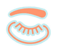 Beauty Lash Sticker by Bambii B