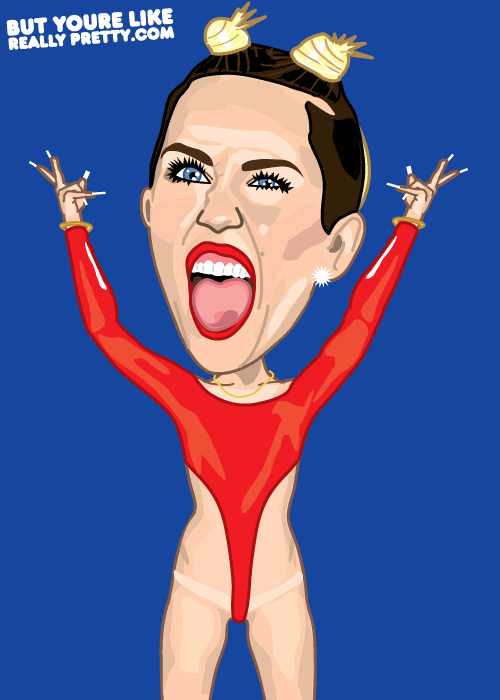 miley cyrus tongue GIF by Ryan Casey