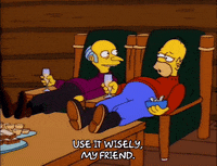 relaxed homer simpson GIF