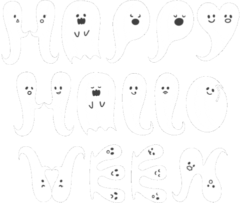 Halloween Ghost Sticker