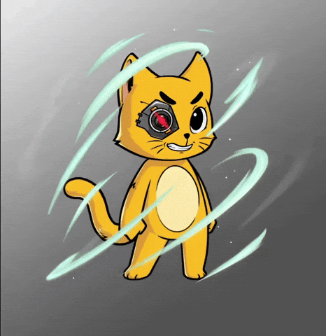 HeroGalaxyNFT cat hg happycat herogalaxy GIF