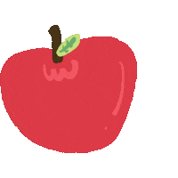 Apple Fruit Sticker
