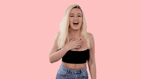 laughing serious GIF by Tana Mongeau