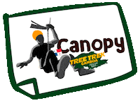 gamboatreetrek panama zipline canopy gamboa Sticker