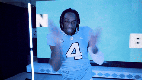 North Carolina Football GIF by UNC Tar Heels