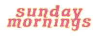 stepinthere pink yellow sunday mornings Sticker
