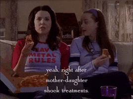season 1 eating GIF by Gilmore Girls 