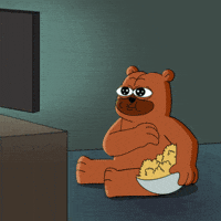 Pop Corn Bear GIF by Bearycoin