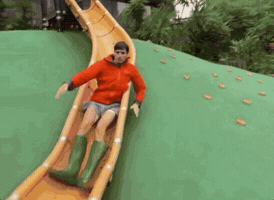Embarrassed Falling Down GIF