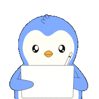 Artificial Intelligence Penguin Sticker by Pudgy Penguins