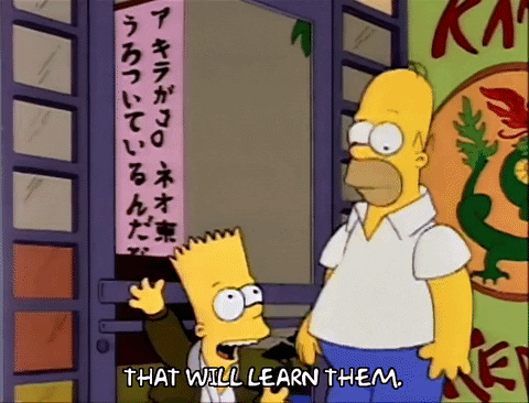 Leaving Season 3 GIF by The Simpsons