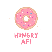 Hungry Foodie Sticker