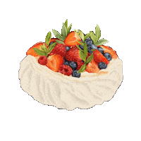 Cake Strawberry Sticker