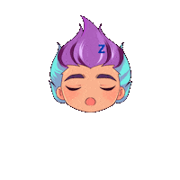 Tired Sleep Sticker