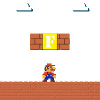 8 bit mario Sticker by Fleishigs Magazine