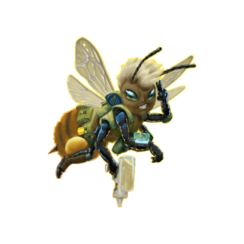 Bee Honey Sticker by letsgo.gorilla