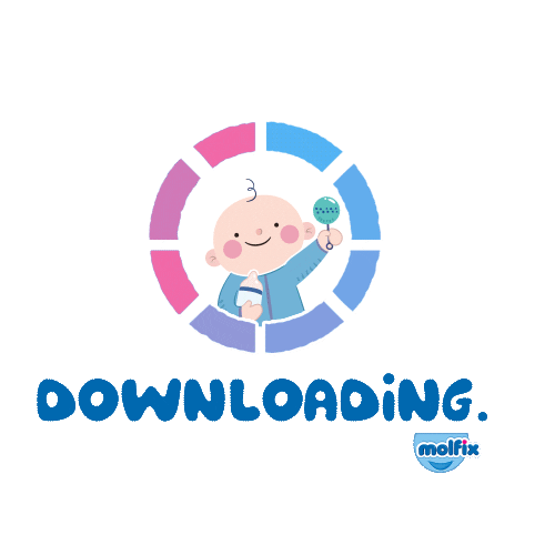 downloading coming soon Sticker by Molfix