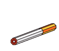 wooooongtimyiu car smoke gun graffiti Sticker