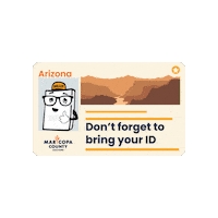 MaricopaVote arizona az license voter id Sticker