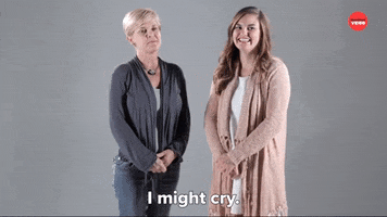 I Might Cry Wedding Dress GIF by BuzzFeed
