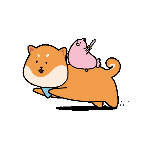 Angry Shiba Inu Sticker by Kennymays