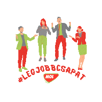 Csapat Sticker by MOL Magyarország