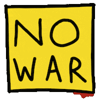 No War Peace Sticker by GGT