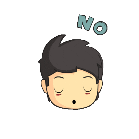 corebunny giphyupload no no no no nahi Sticker