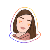 aimflowd design pizza lisa minimalist Sticker