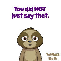 Sloth You Didnt Sticker by VeeFriends