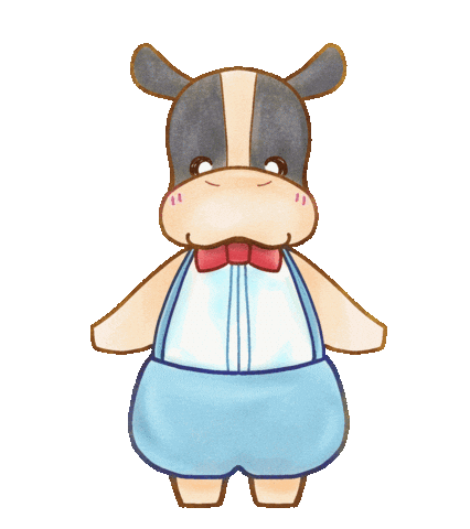 Oh No Cow Sticker