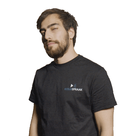 Beeldspraaktv giphyupload eric beeldspraak Sticker