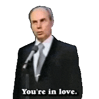 John Daker Youre In Love Sticker by Eternal Family