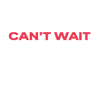 Excited Cant Wait Sticker by The Purposeful Creative