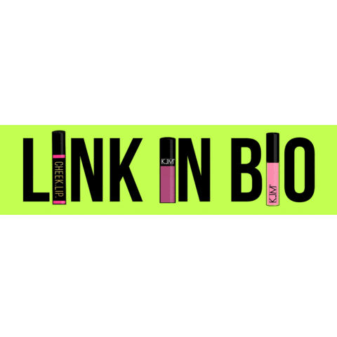 Makeup Link In Bio Sticker by KJM Cosmetics
