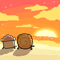 buzzfeedanimation beach sunset date nostalgic GIF