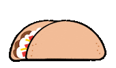 Taco Bell Rainbow Sticker by Jessica Lau