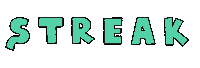 streak Sticker by Martina Martian