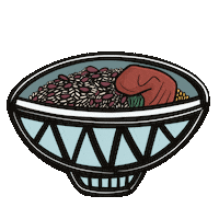 Hungry Take Away Sticker by JellaCreative