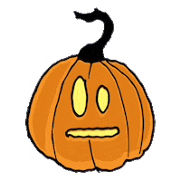 ThinkSocialStudio halloween spooky pumpkin lantern Sticker