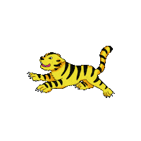 mekilu animal color colorful strong Sticker
