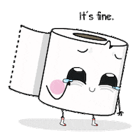 Toilet Paper Love Sticker by Paper Poo