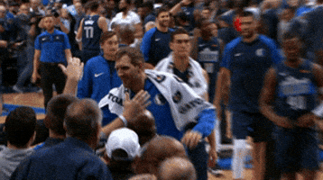 dallas mavericks goodbye GIF by NBA