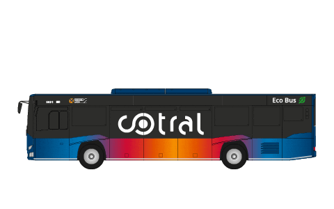 Bus Sticker by Cotral