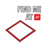 Find Me Cartoon Sticker by what3words