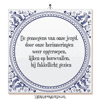 Moment Spreuk Sticker by Tegelspreuken.nl