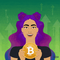 Bitcoin Smiling GIF by World Of Women