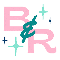 Pink Sparkles Sticker by Bud & Rita's